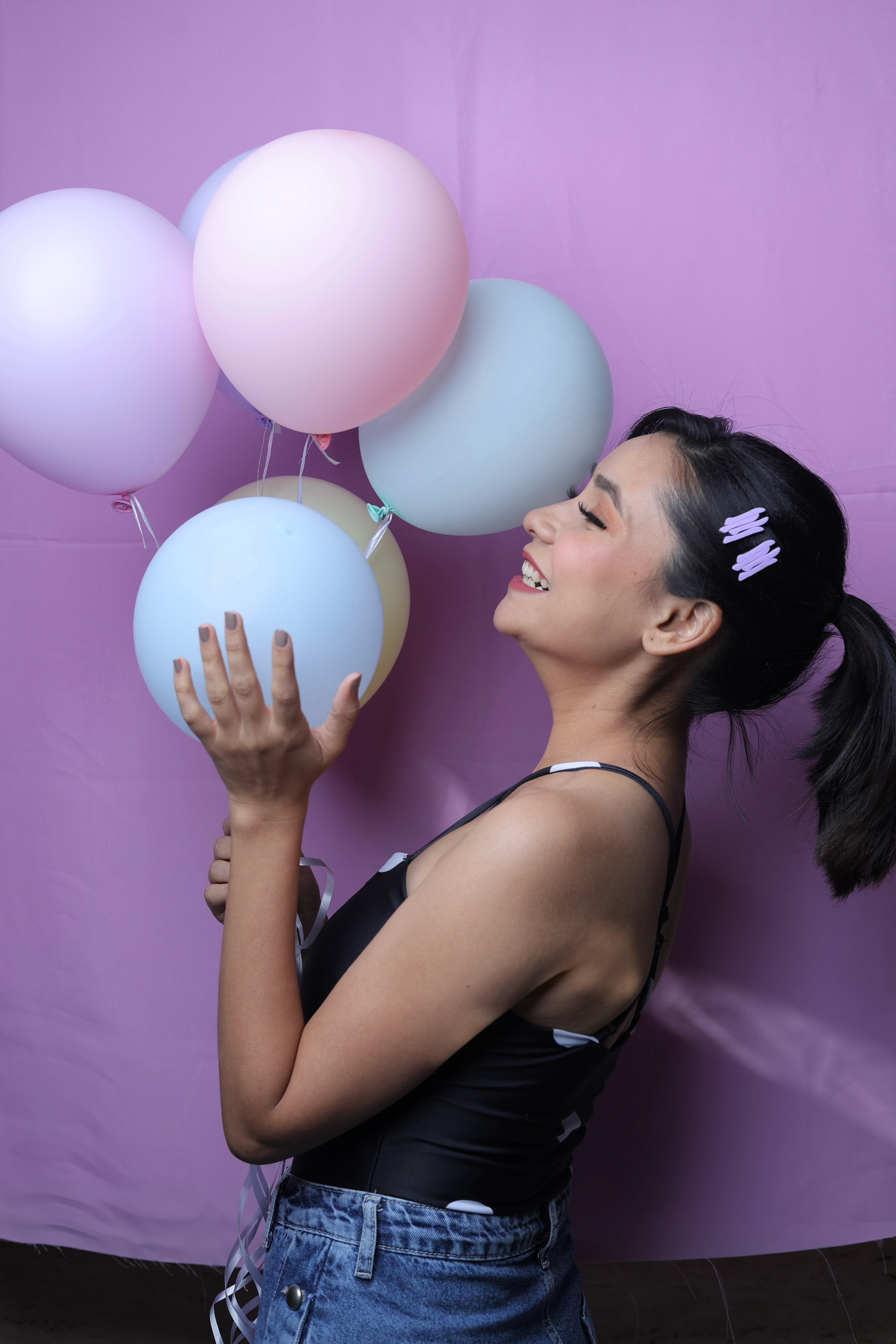 LILAC ABSTRACT HAIR ACCESSORY - Quirkee