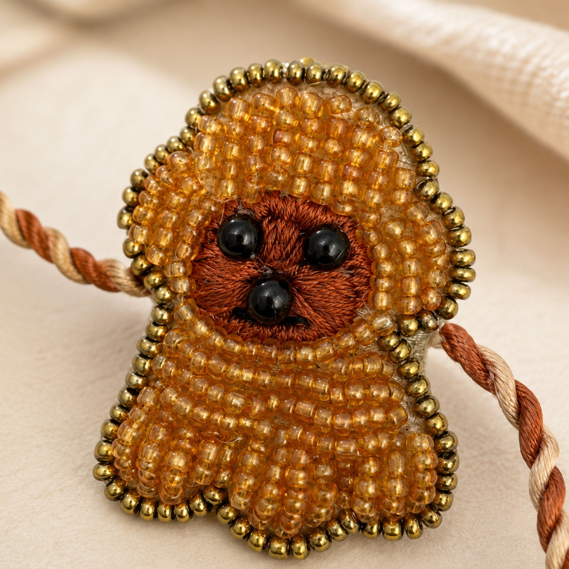 Cute puppy designer rakhi on festive