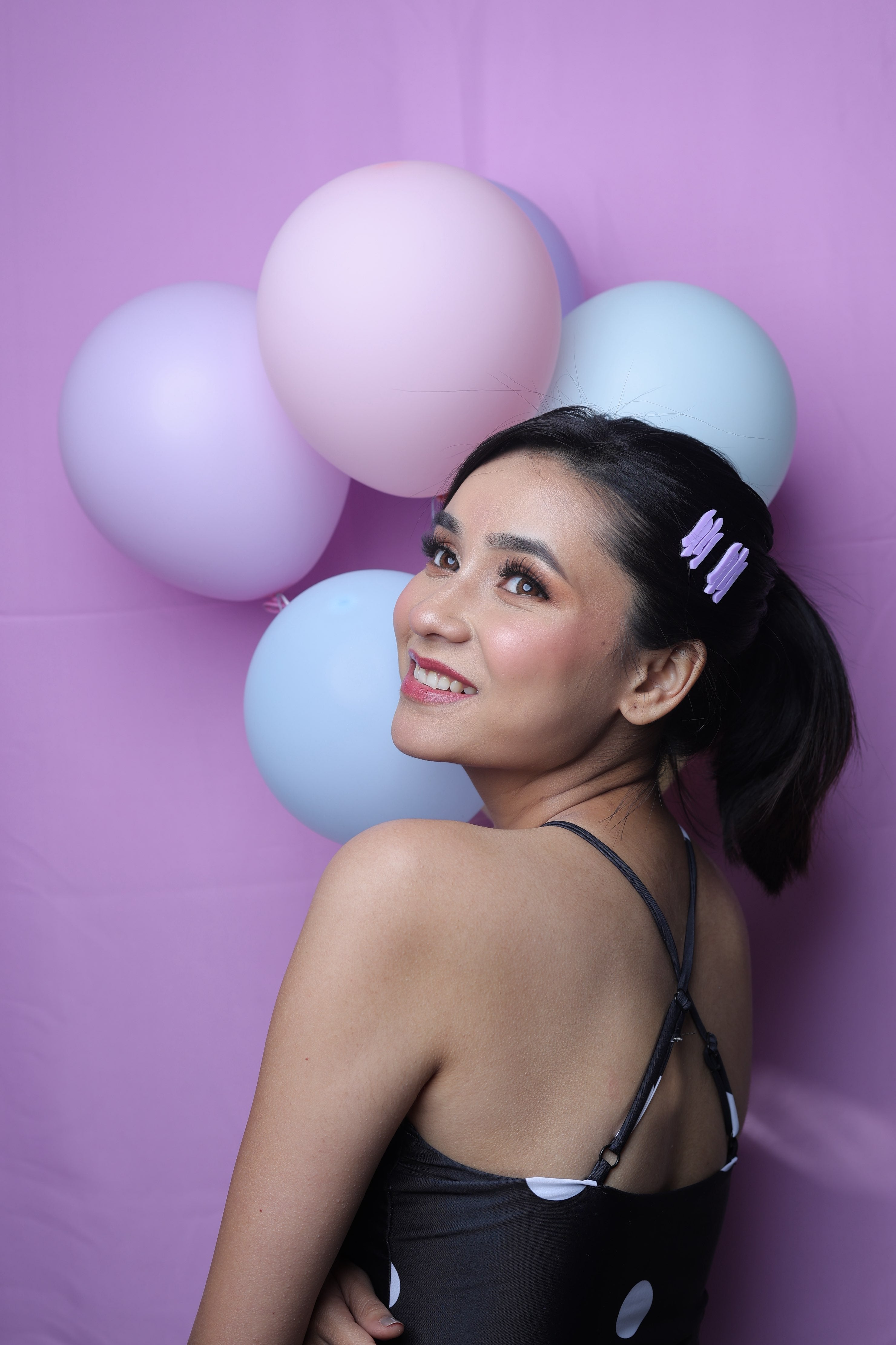 LILAC ABSTRACT HAIR ACCESSORY - Quirkee
