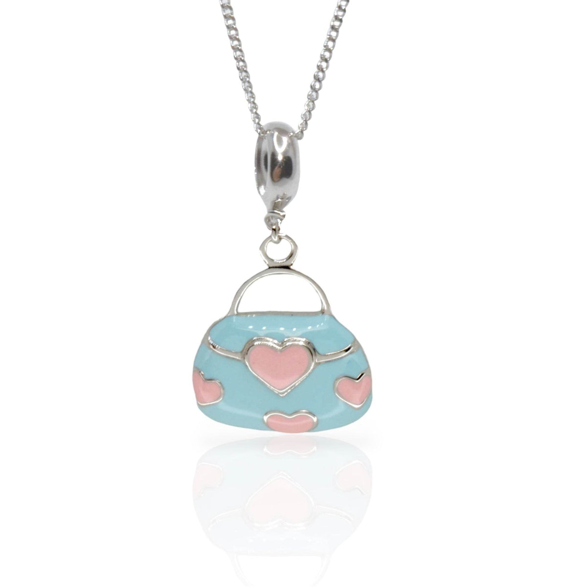 Adorable Handbag Charm Pendant - 925 Silver Jewelry - Luxevogue