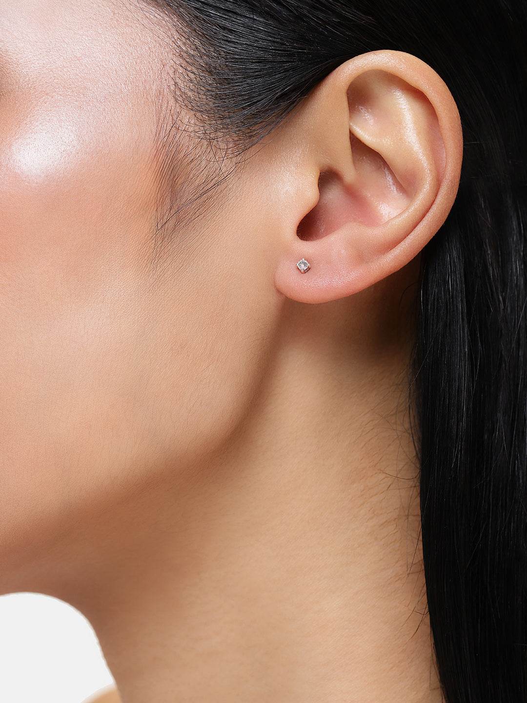 Minimalist Square Cut Stud Earrings - Luxevogue