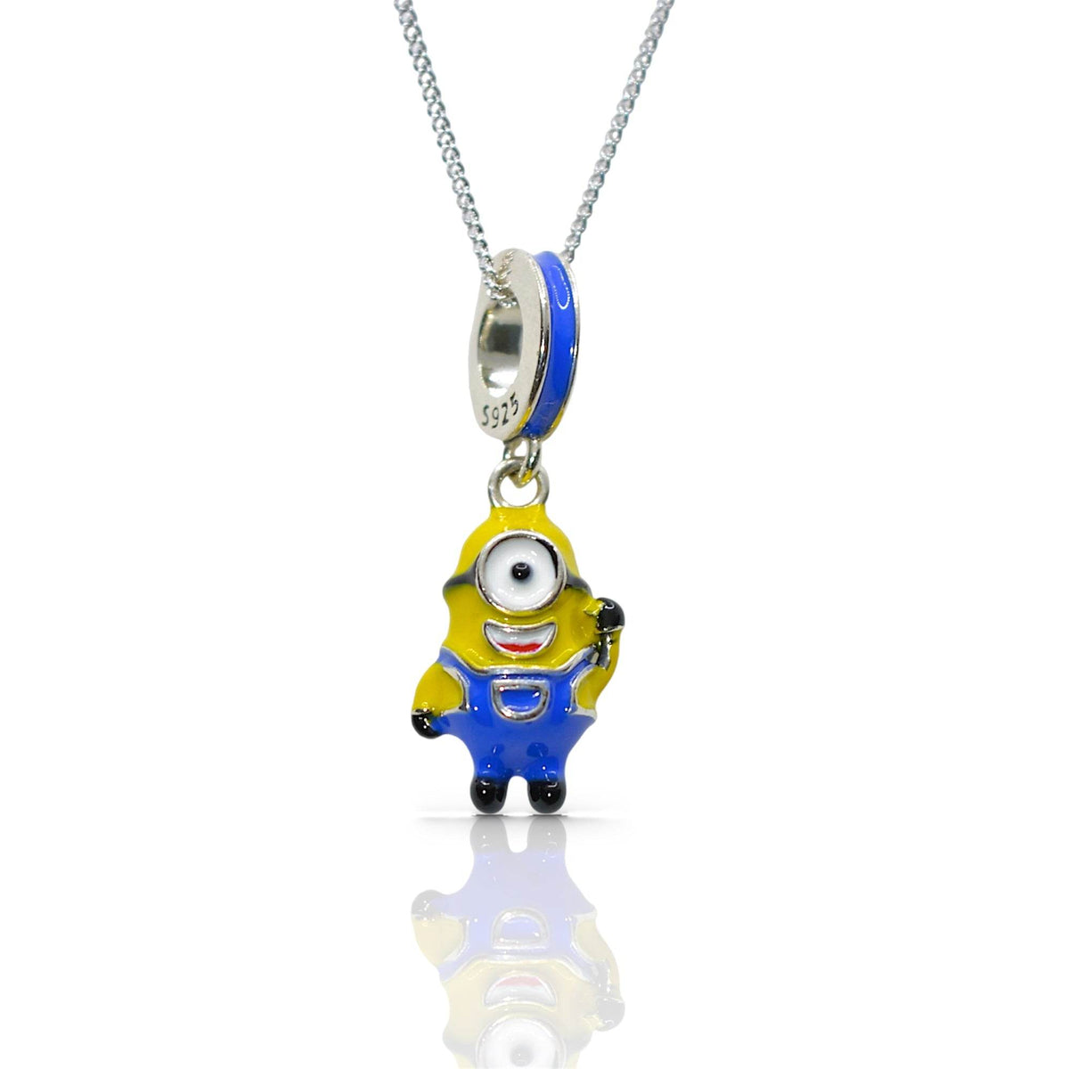 Minion Charm Pendant - 925 Silver Jewelry - Luxevogue