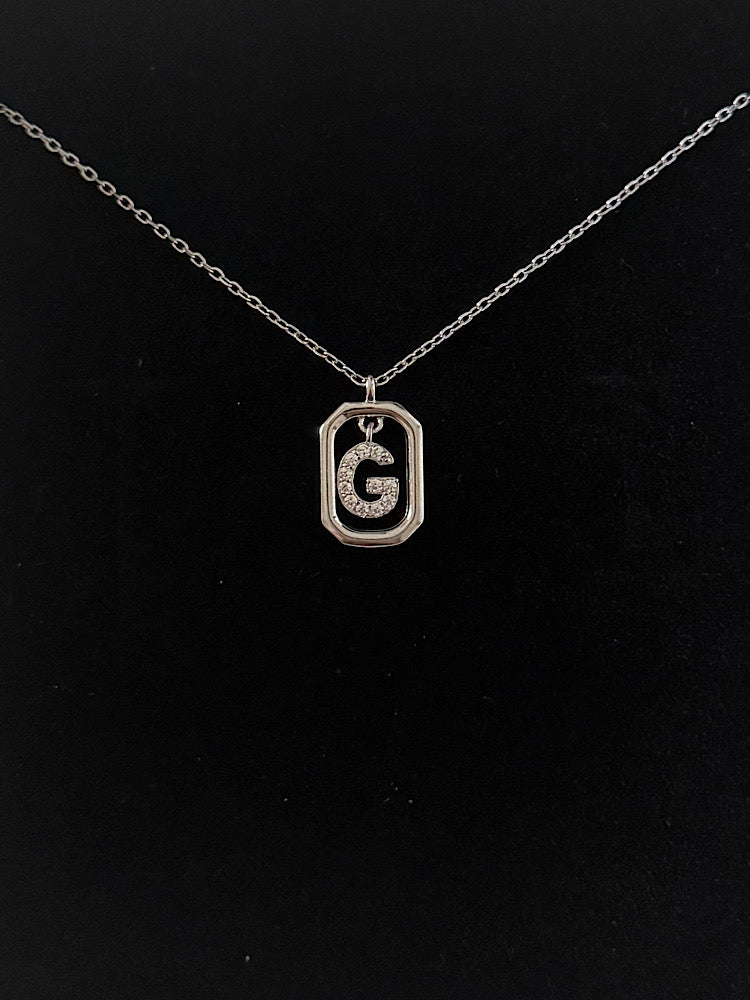 G Letter Pendant Necklace