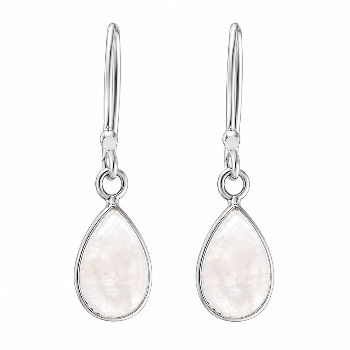 925 Moonstone Sterling Silver Earrings | HandCrafted Jewellery