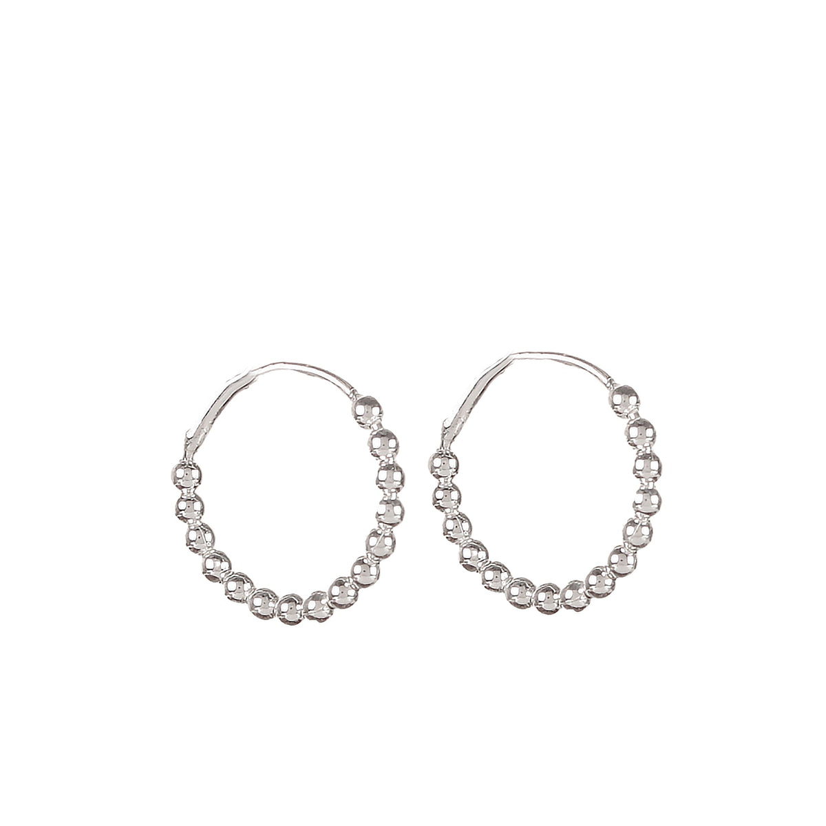 925 Sterling Silver Earrings for Women | Classic White Minimal Design | Handcrafted Luxury Gift