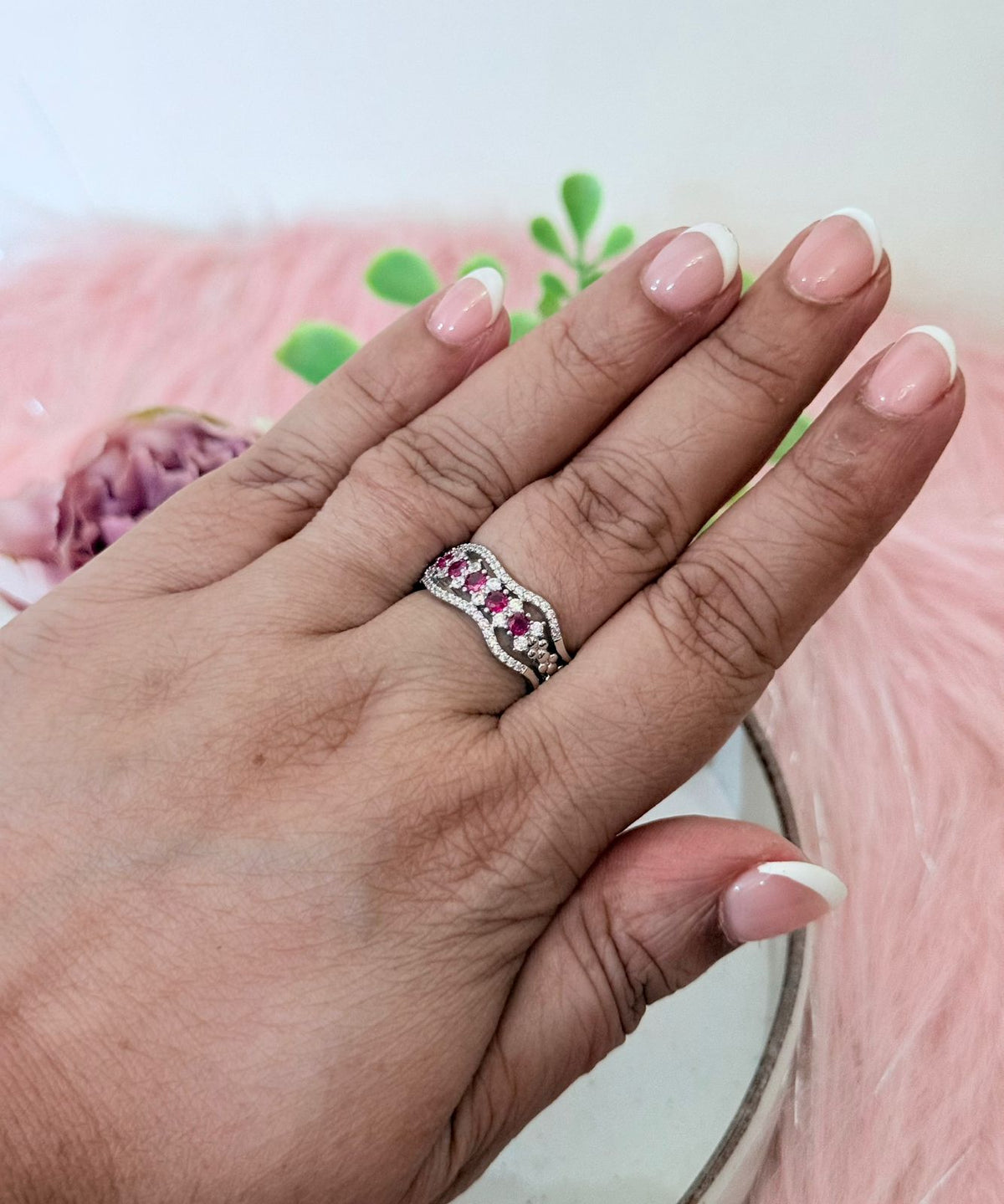 Waves of Elegance Ring
