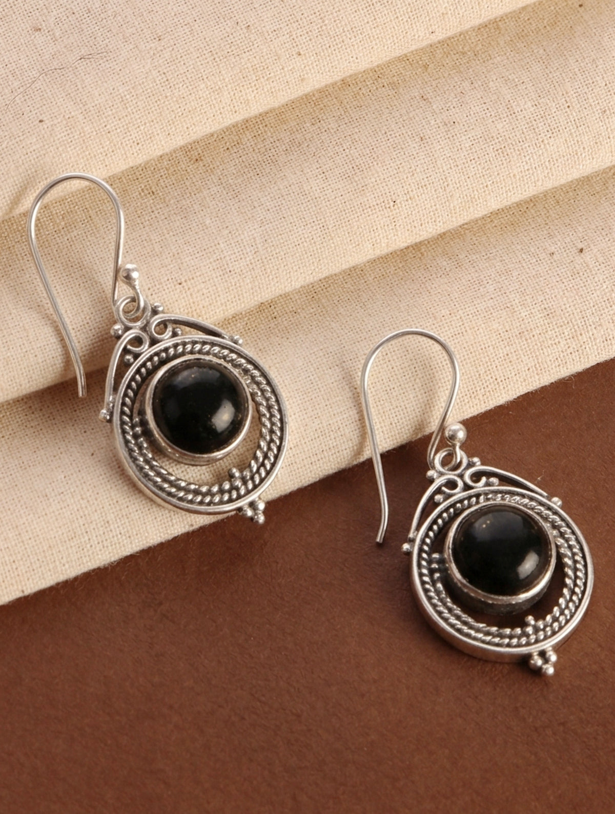 925 Sterling Silver Black Onyx Earrings for Women | Gemstone Earrings | Handmade Silver Jewelry | Elegant Daily Wear Gift