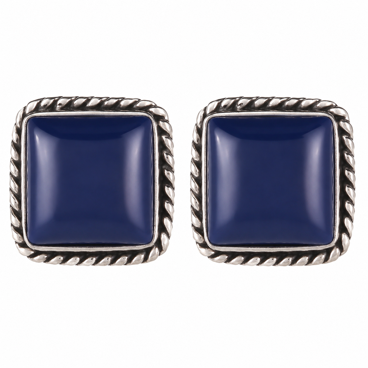 925 Sterling Silver Lapis Lazuli Earrings for Women | HandCrafted Jewellery