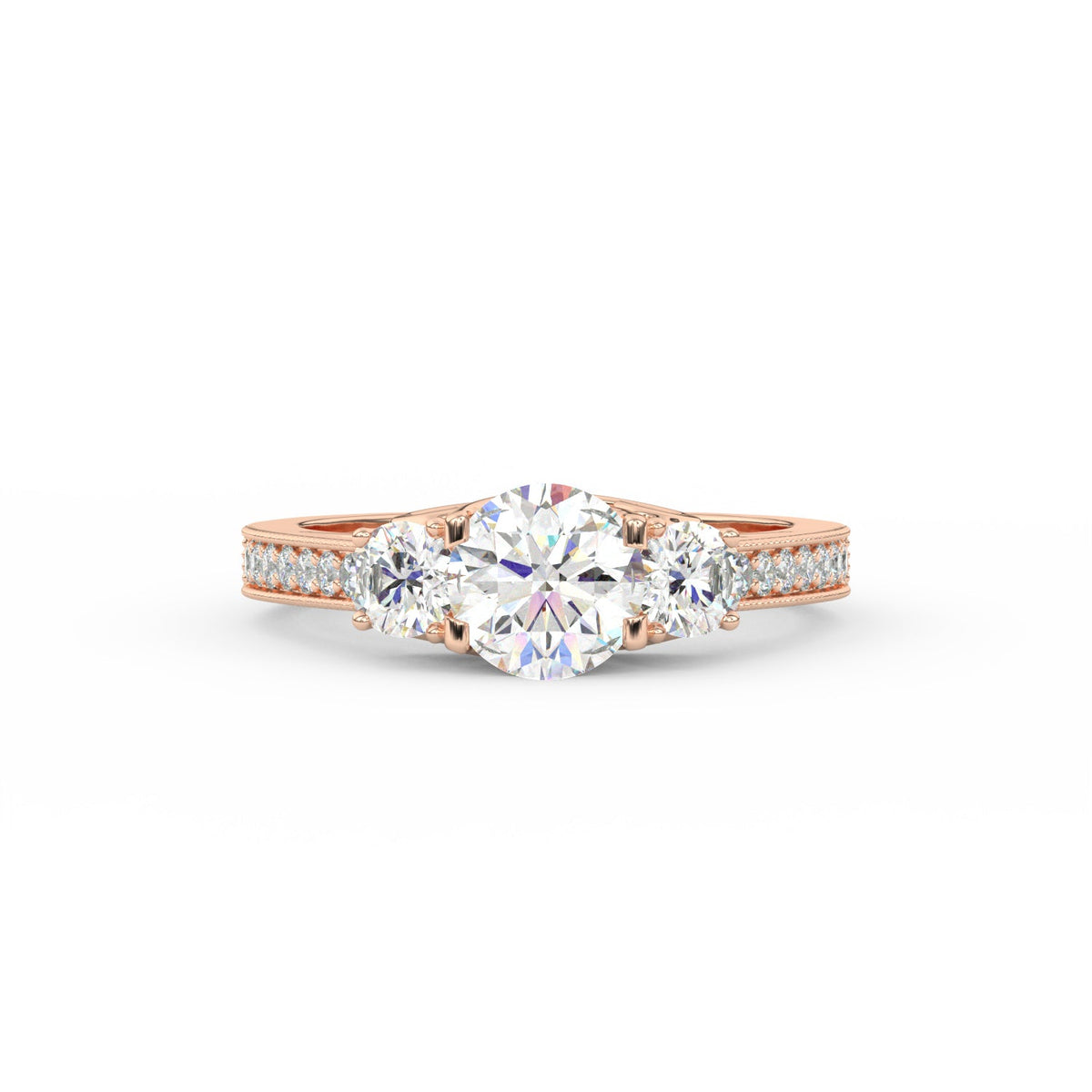 1.95Ct Round Cut Moissanite Women Engagement Wedding Ring 14K Yellow Gold Plated
