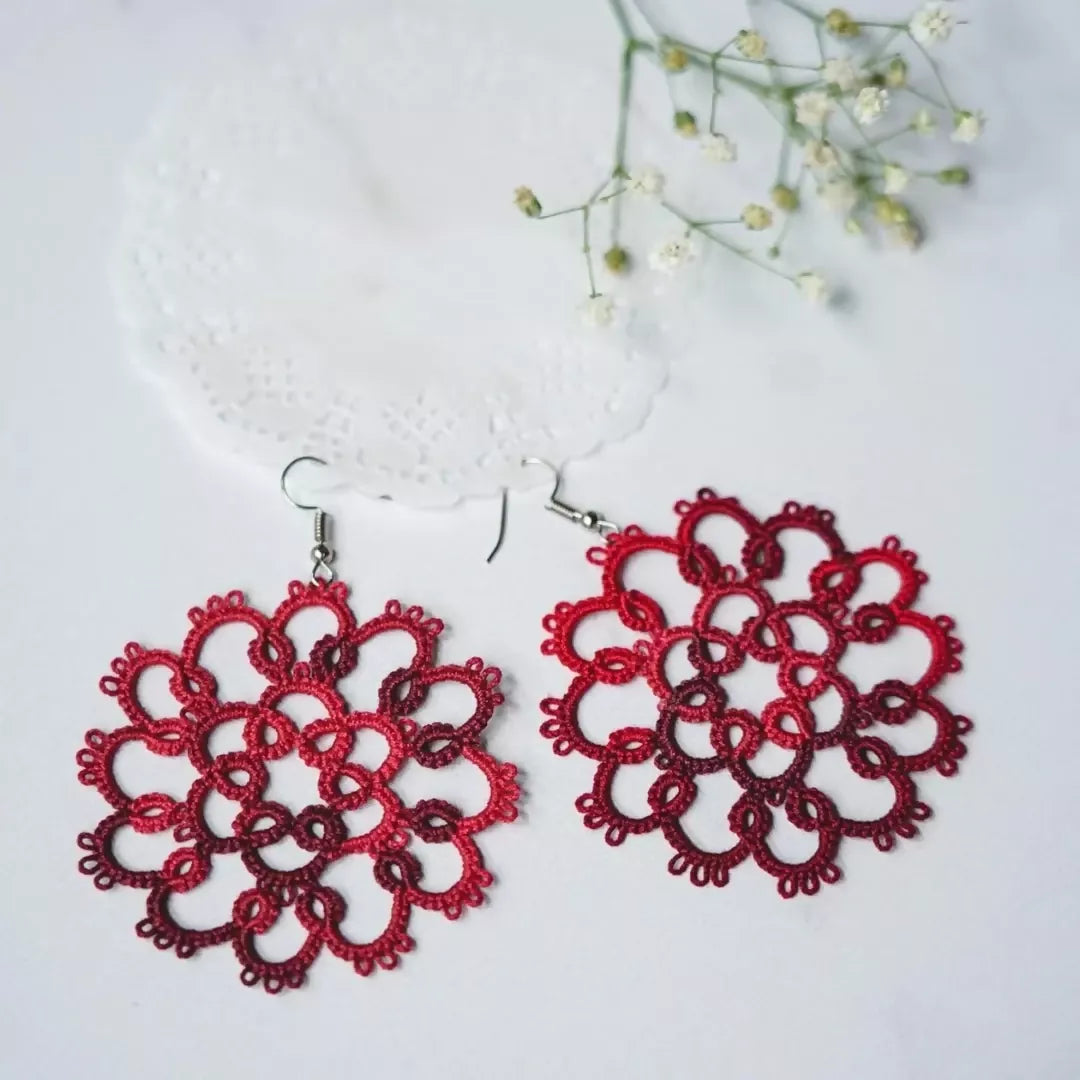 Wine Whisper Earrings