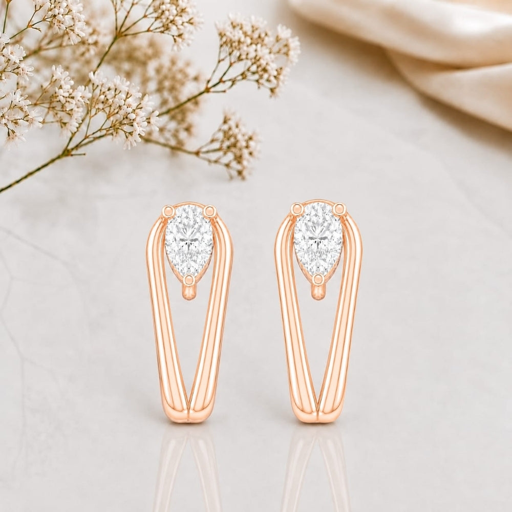 MAIRA Elara Pear Drop 925 Sterling Silver Earrings