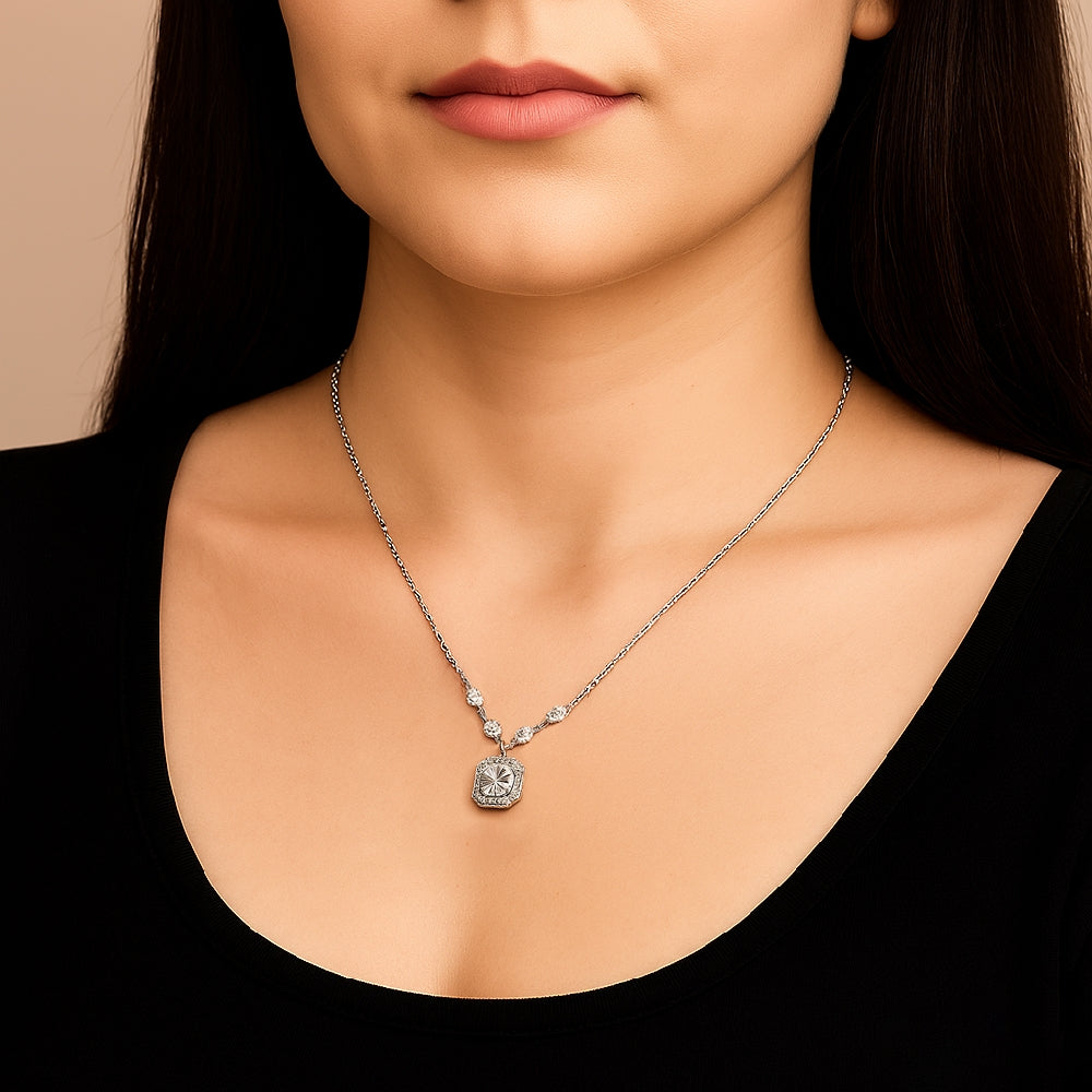 Regalia Sparkle Pendant Necklace Chain