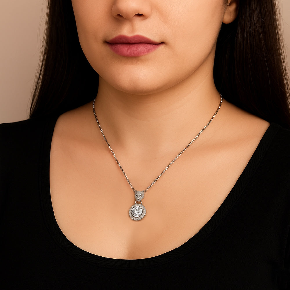 Panther Radiance Pendant Necklace Chain