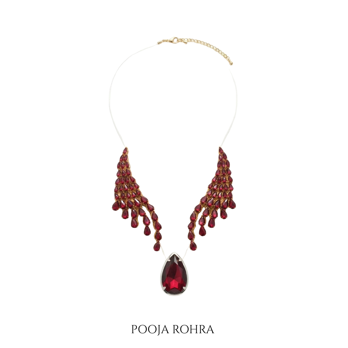 Zarina Necklace in Red
