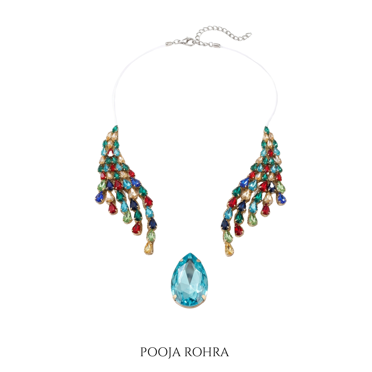 Zarina Necklace handcrafted by Label Pooja Rohra