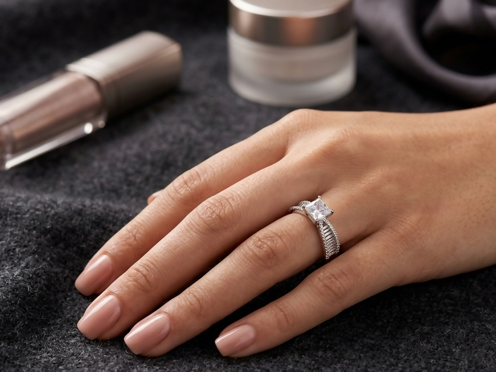 925 sterling stone silver ring