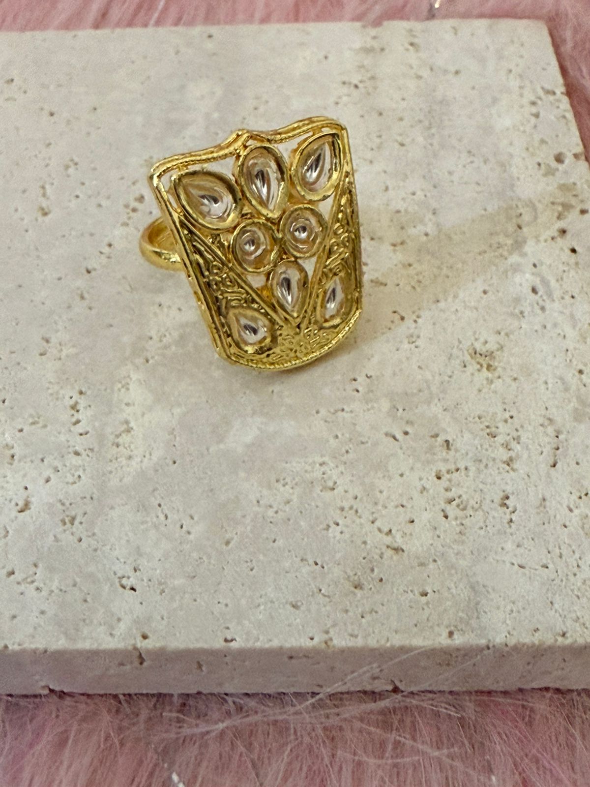 Indira Shield Adjustable Ring