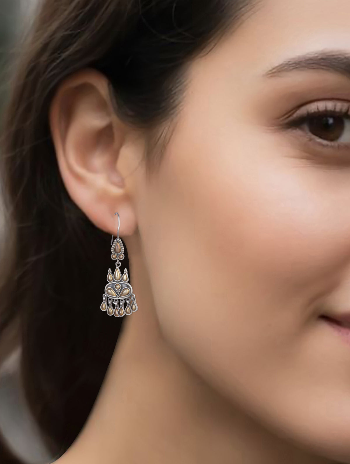 925 Sterling Silver Earrings for Women | Handmade Silver Jewelry | Elegant Daily Wear Gift
