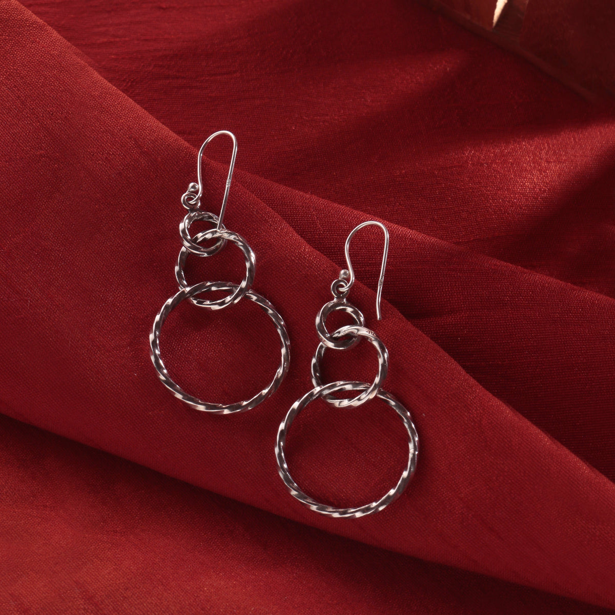 925 Sterling Silver Earrings | Handmade Minimalist Jewelry | Elegant Timeless Design | Size 5.5x2.5 cm | One Pair