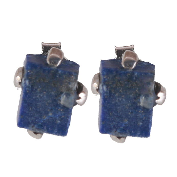 925 Sterling Silver Lapis Stone Earrings for Women | Handmade  Gemstone Jewelry