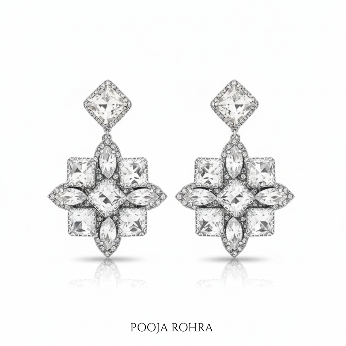 Nysa Earrings handcrafted by Label Pooja Rohra