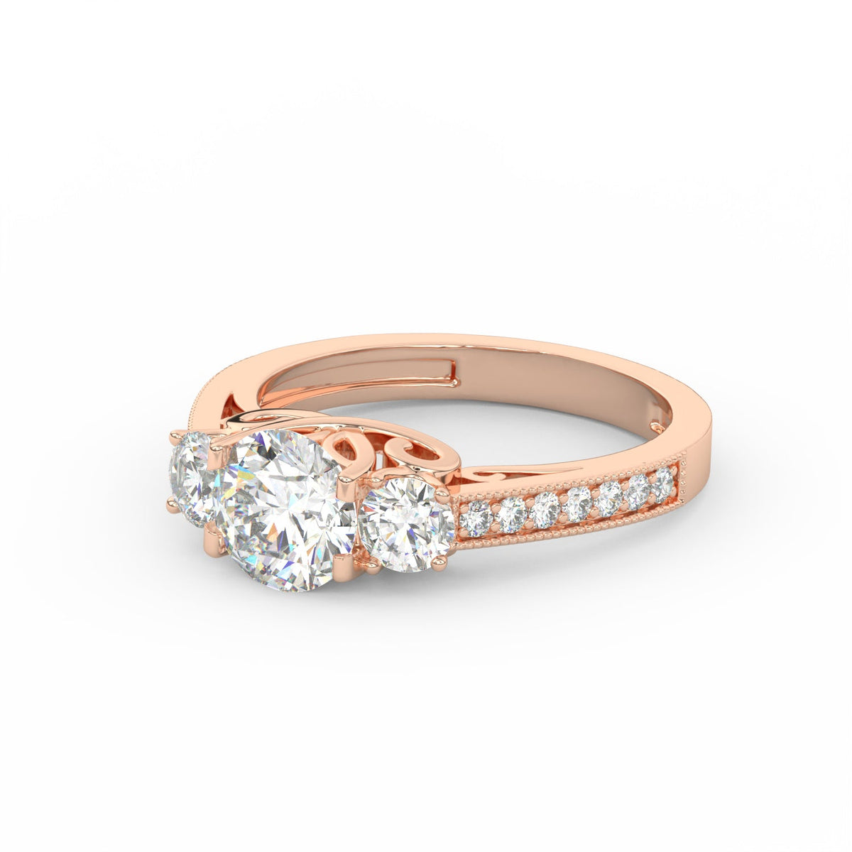 1.95Ct Round Cut Moissanite Women Engagement Wedding Ring 14K Yellow Gold Plated