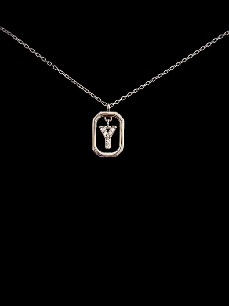 Y Letter Pendant Necklace