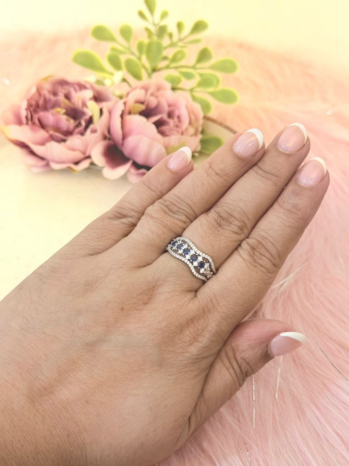 Waves of Elegance Ring