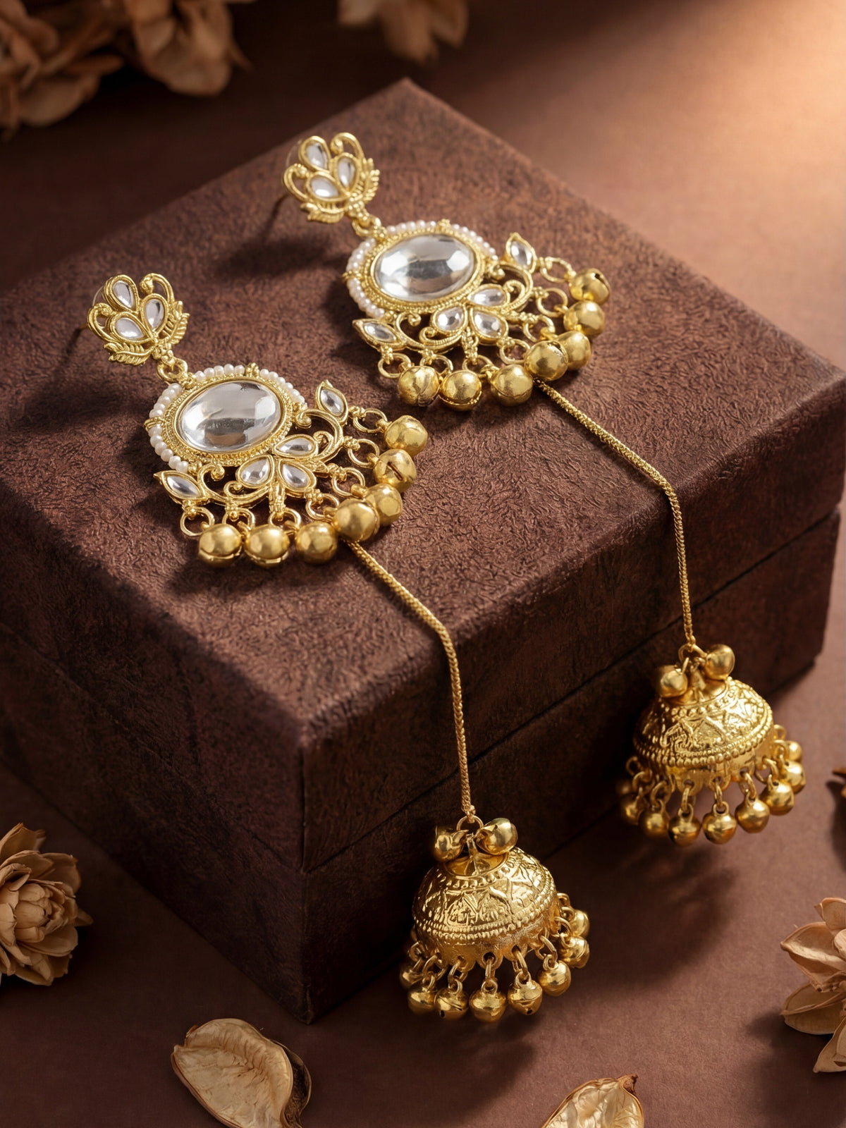 Kashmiri Jhumka Earrings for Women