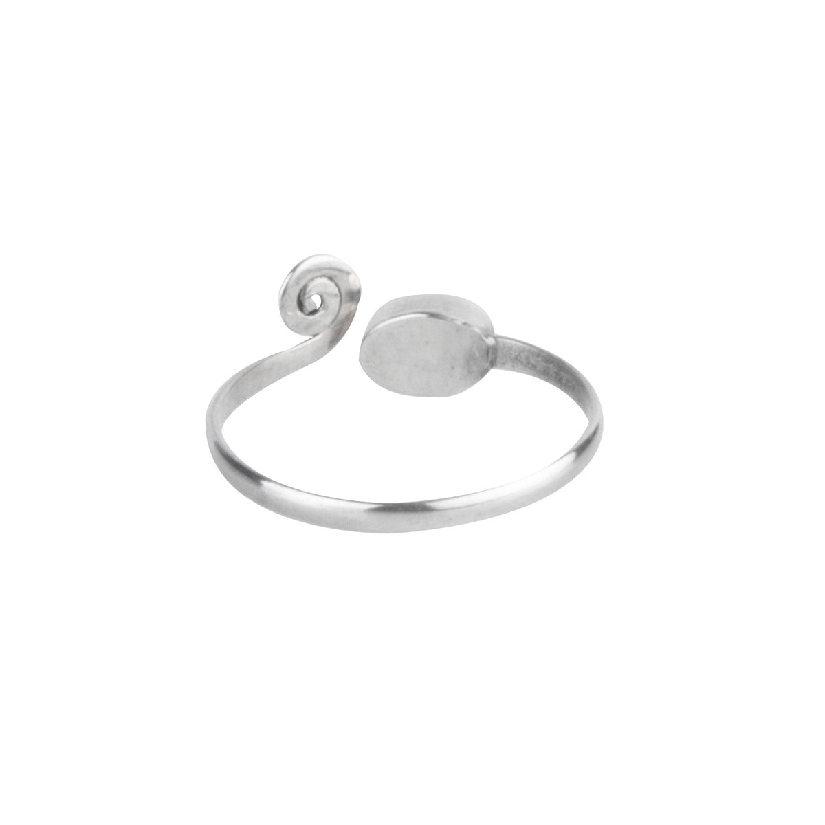 Fusionari 925 Sterling Silver Garnet Toe Ring for Women | Adjustable Red Gemstone Toe Ring | Minimal Jewelry