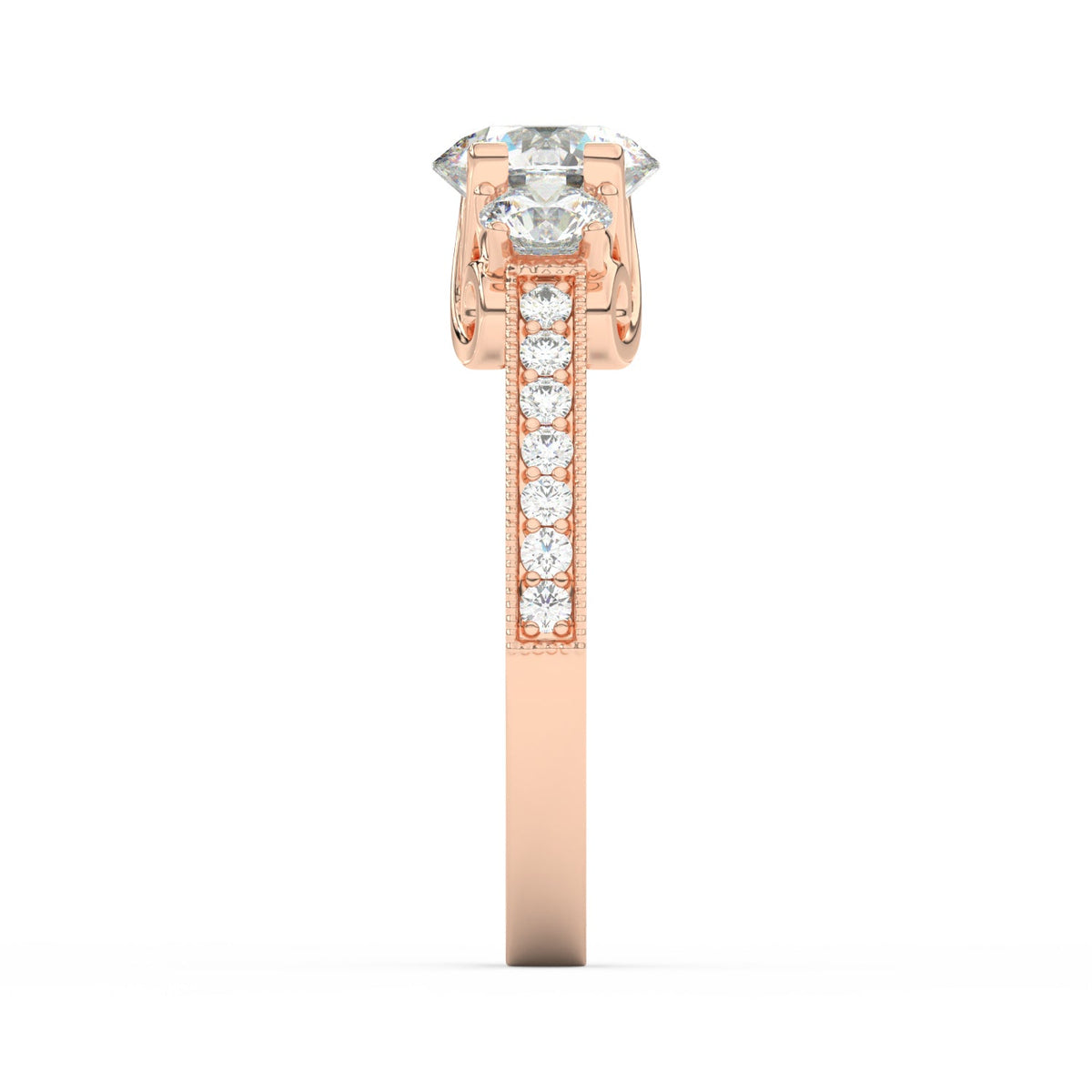 1.95Ct Round Cut Moissanite Women Engagement Wedding Ring 14K Yellow Gold Plated