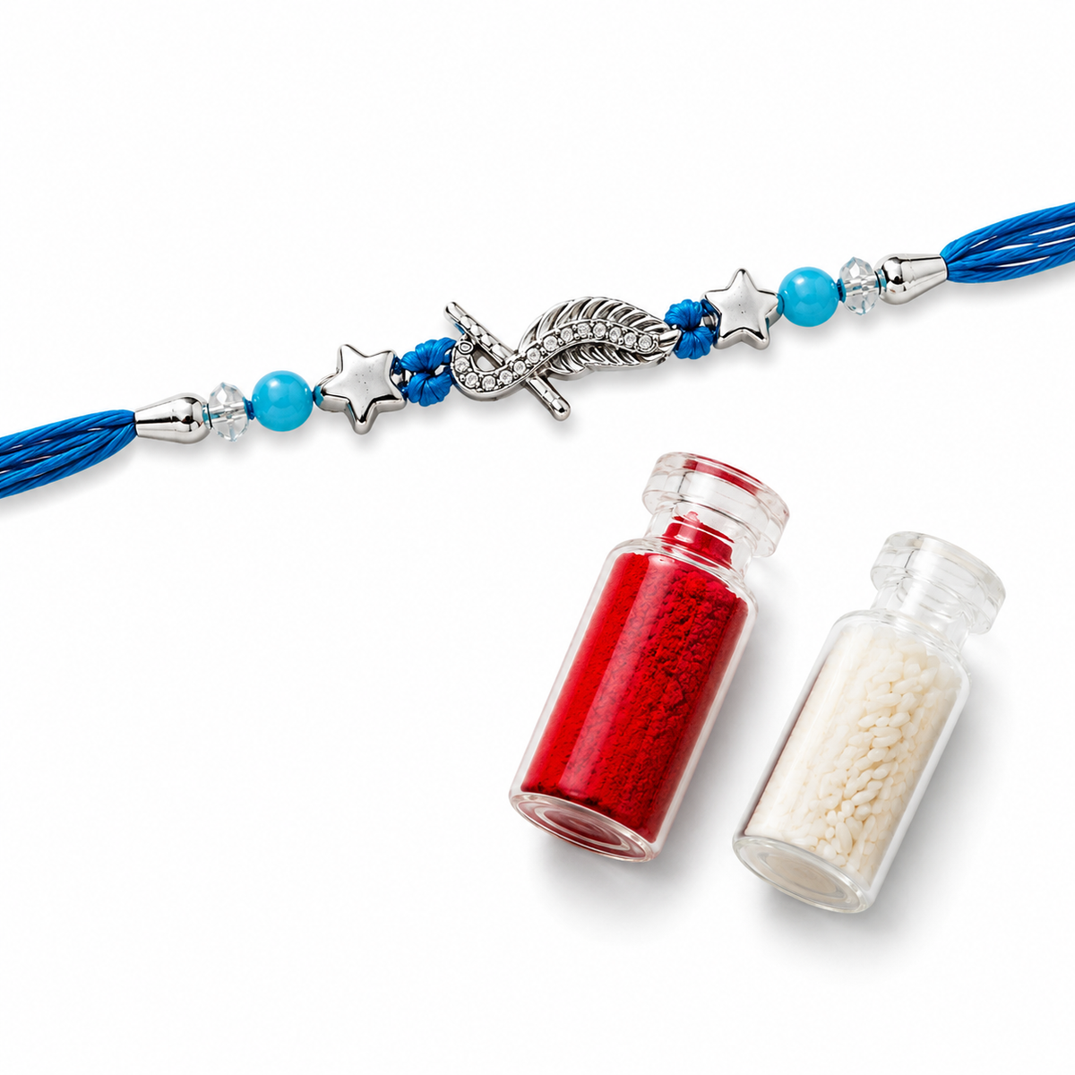 Premium Silver Rakhi Collection