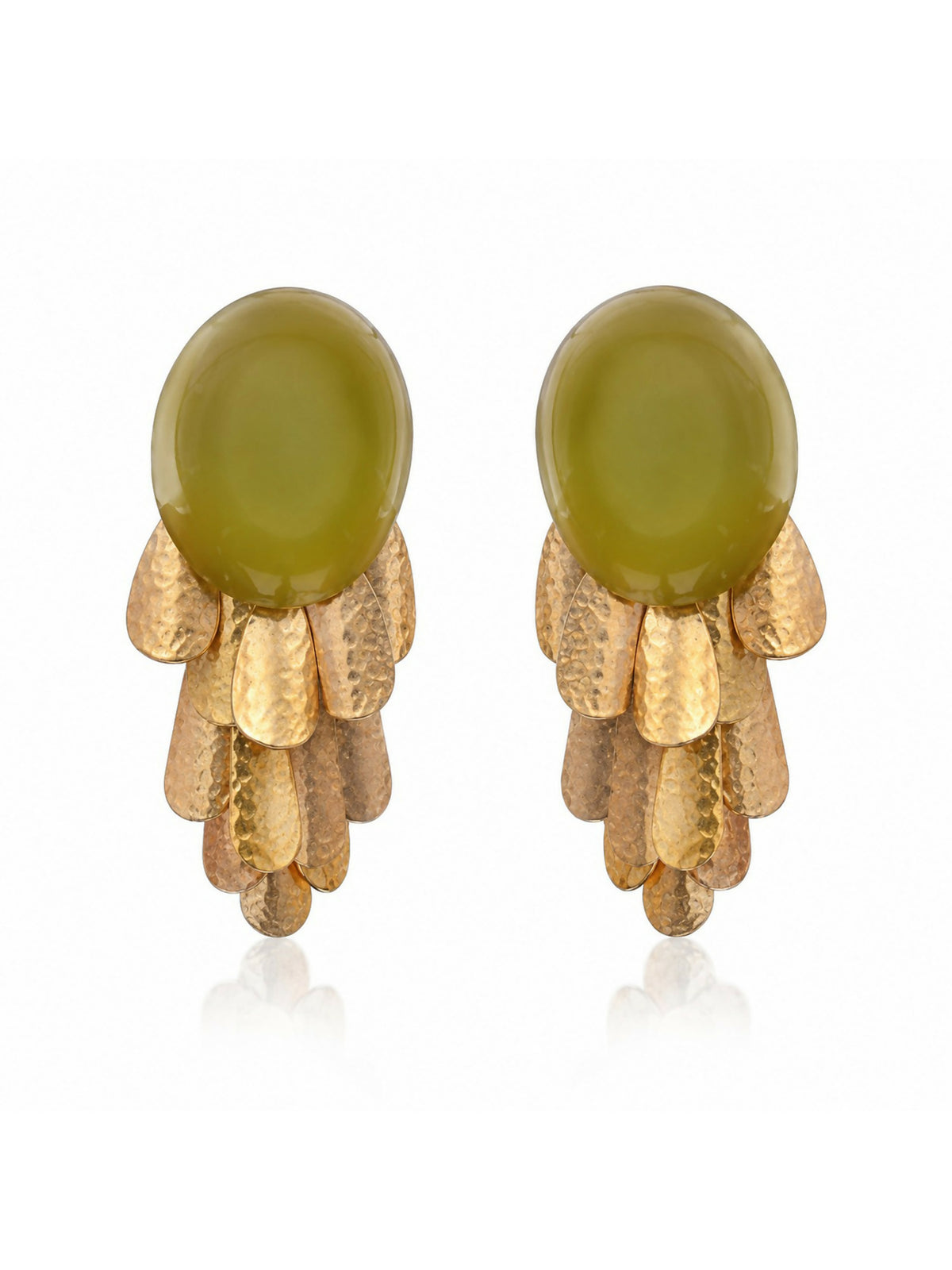 Resin Statement Drop Earrings