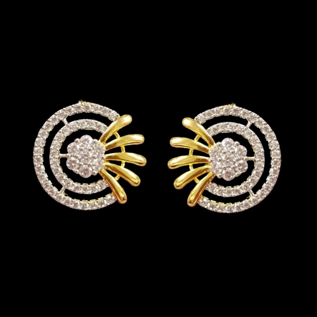 Gold Plated Cubic Zirconia Pendant Set