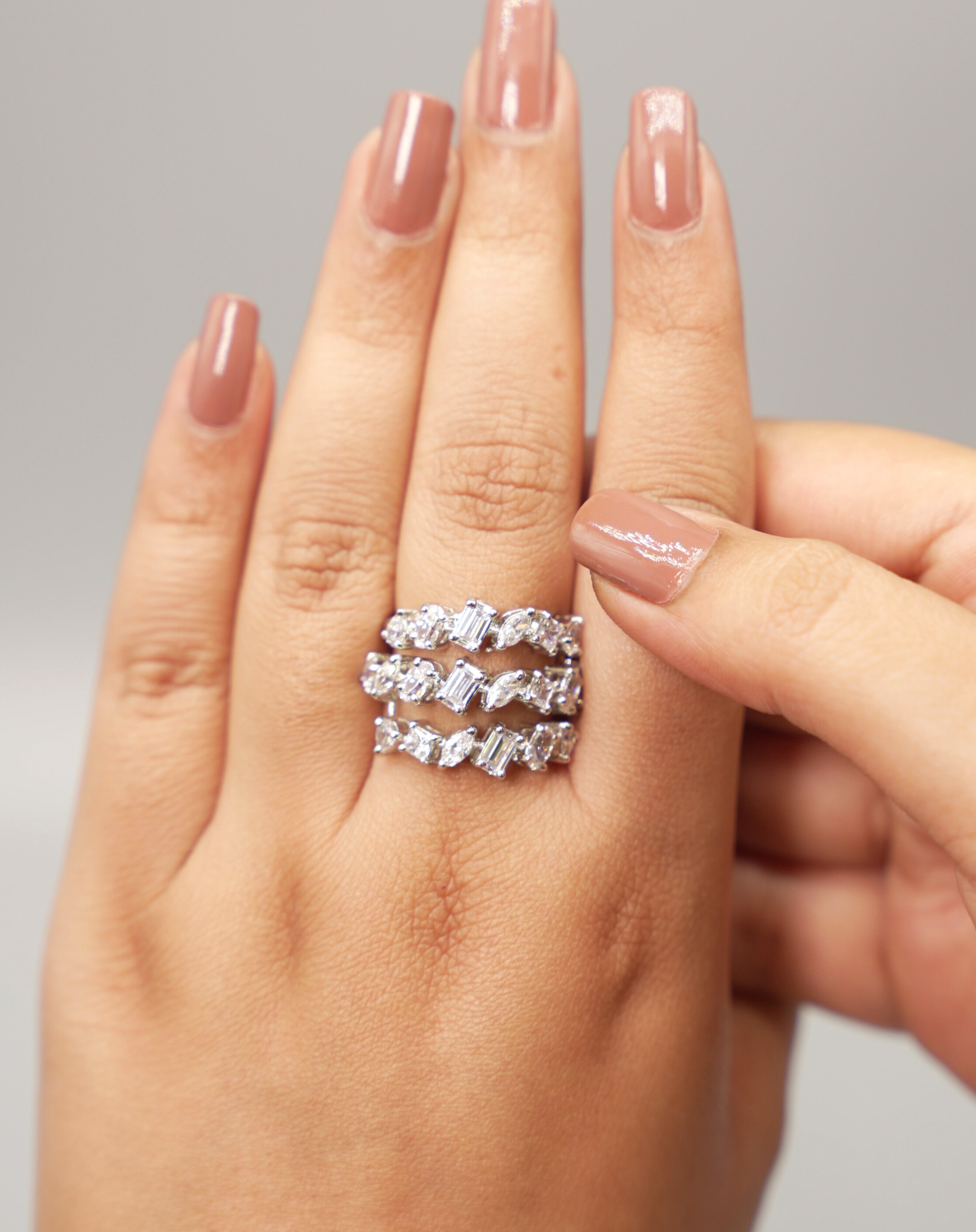 Silver Swarovski Ring