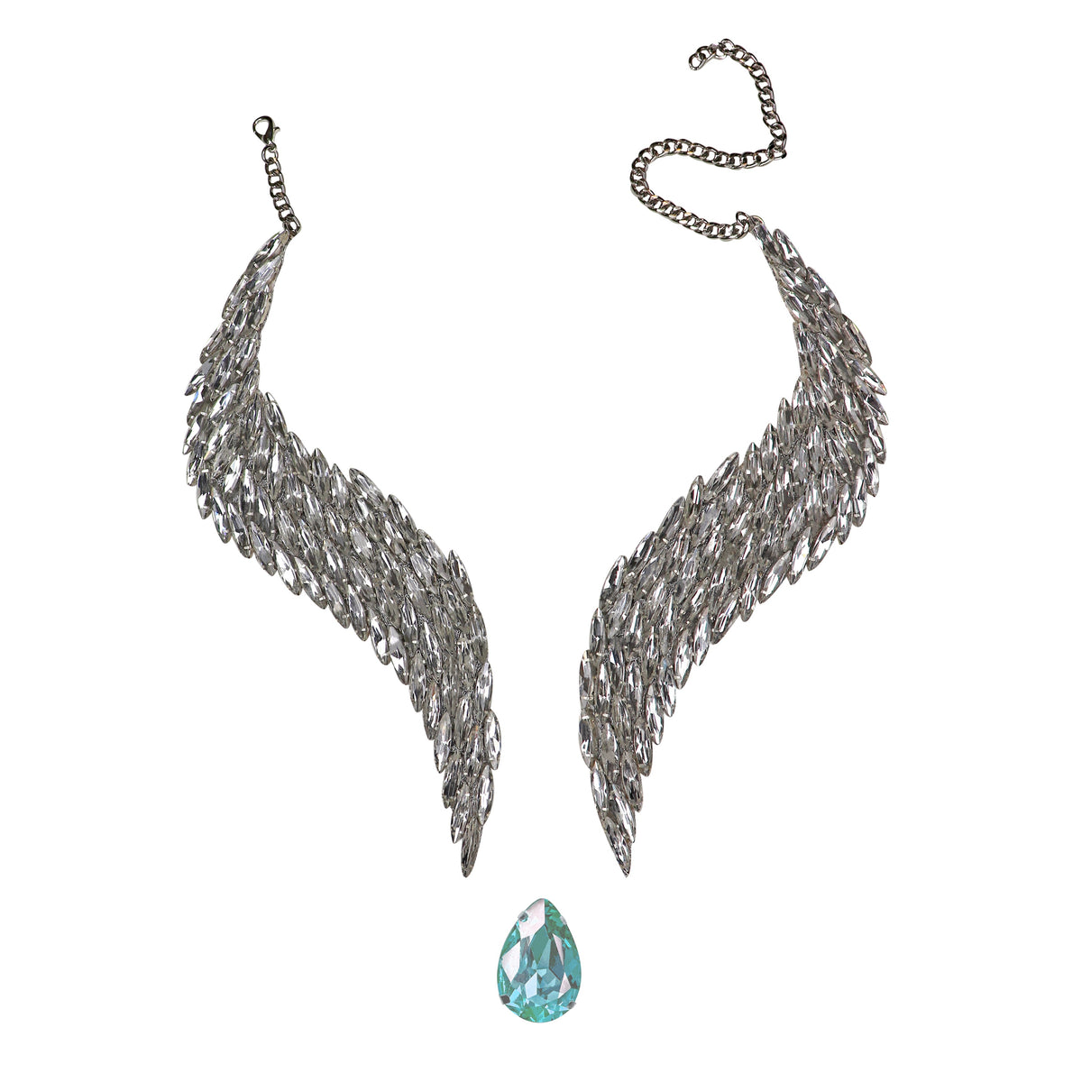 Celestial Flight: The Floating Pendant in Turquoise