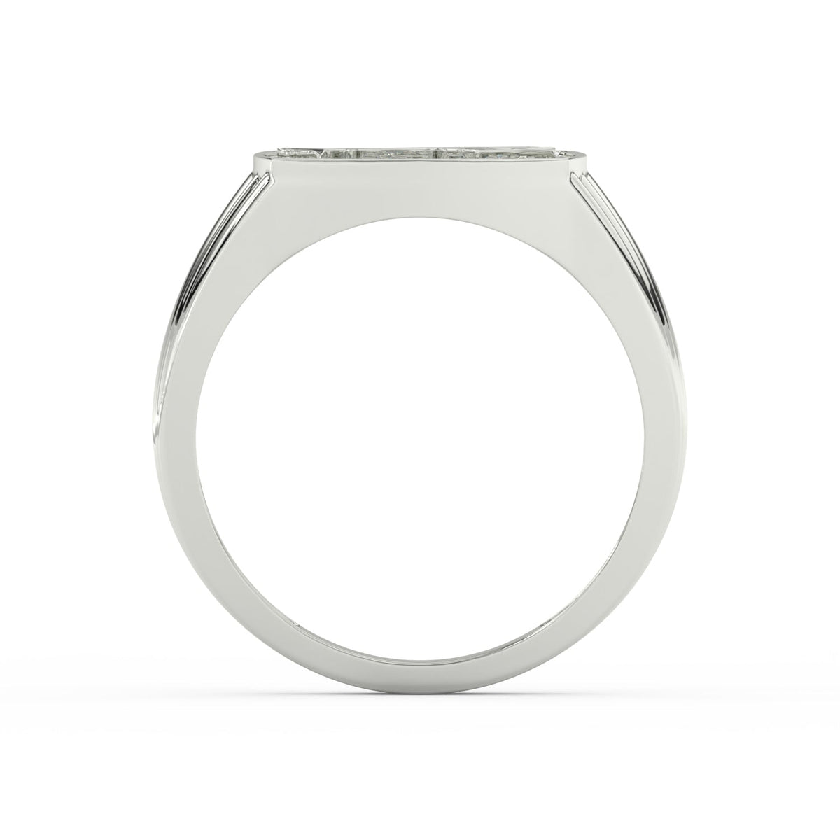 0.30Ct Round Cut Moissanite Men’s Flying Eagle Ring 14K Yellow Gold Plated