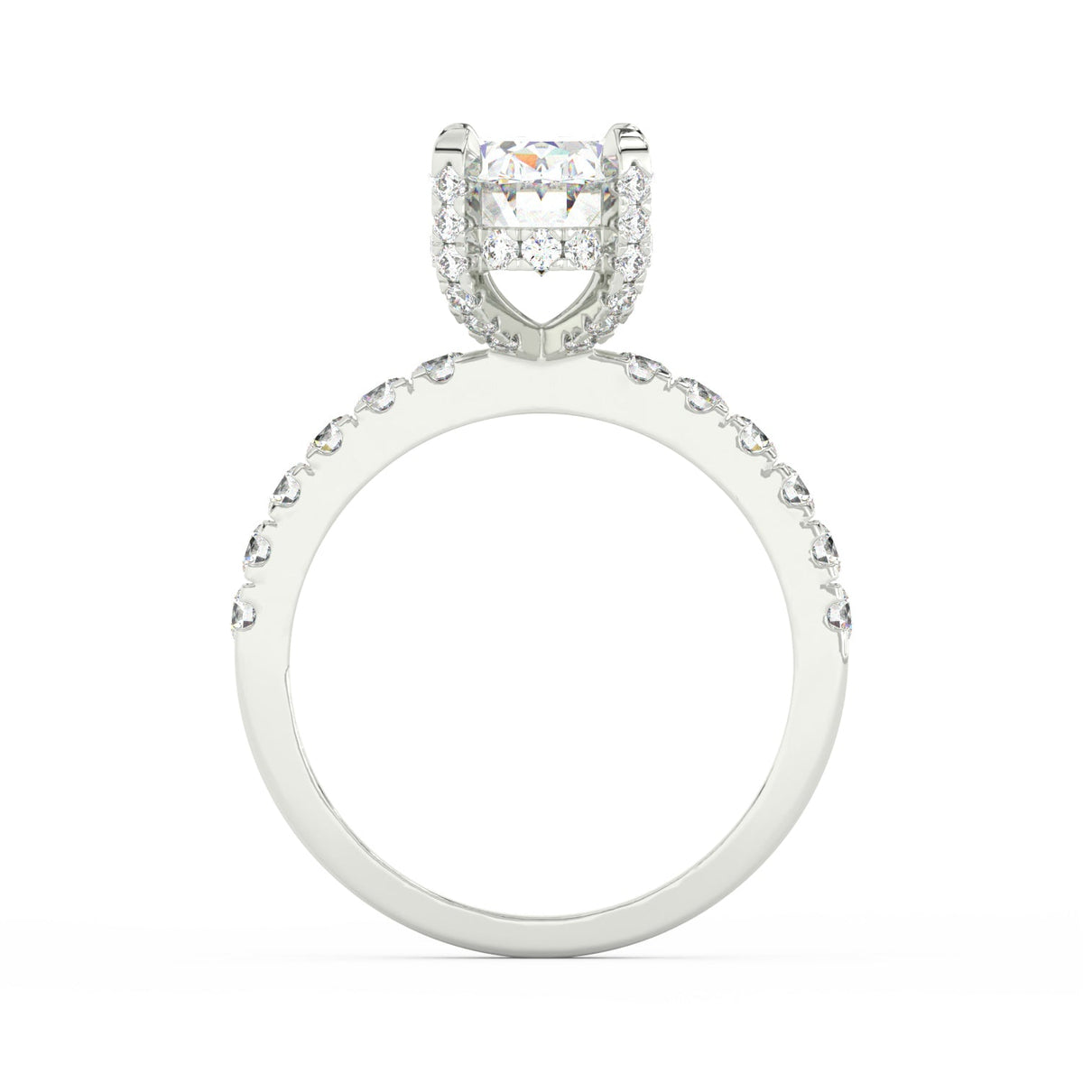 3.18Ct Oval Cut Moissanite Halo Engagement Ring 14K Yellow Gold Plated
