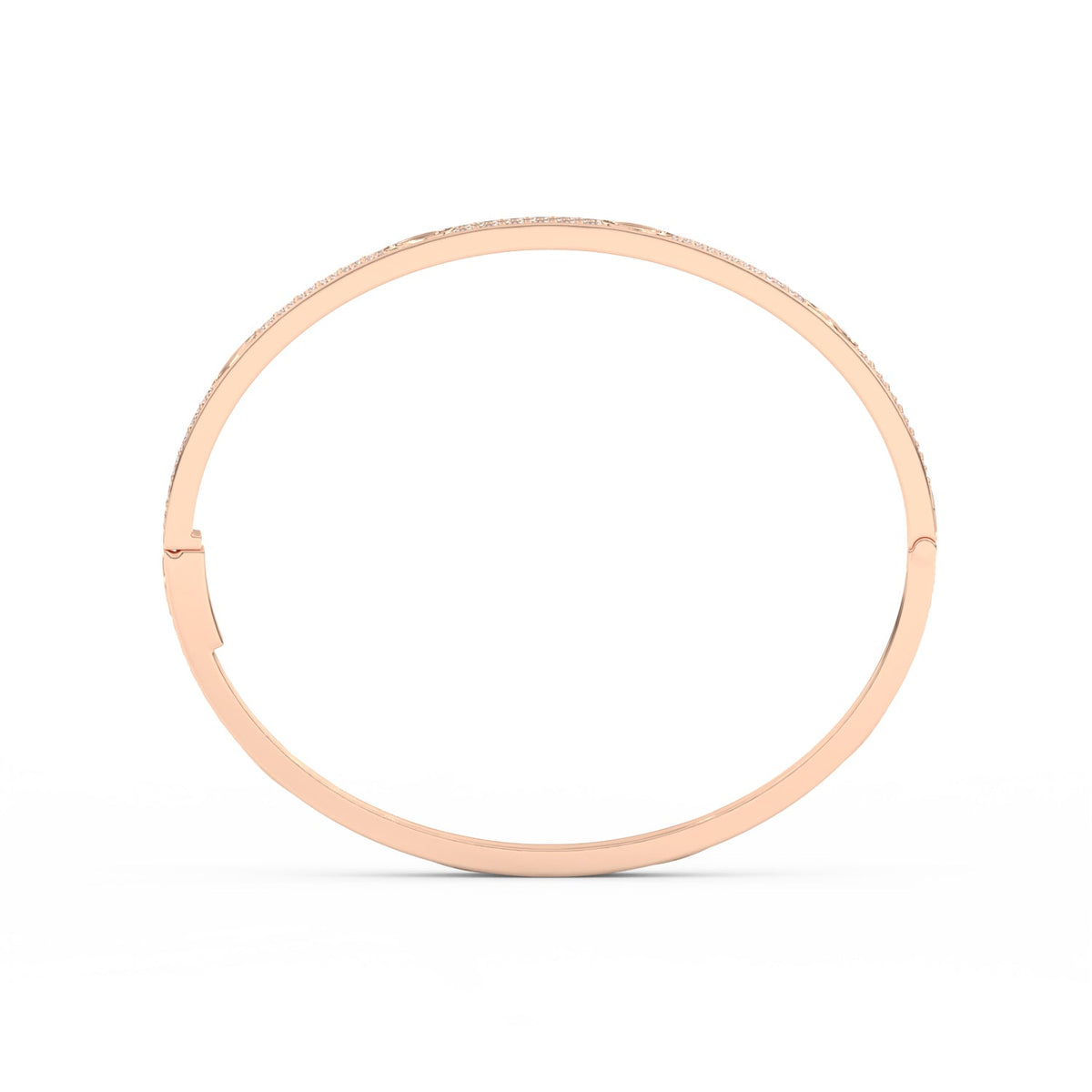 6.80 Ct Round Cut Moissanite Pave Set Cartier Bangle 14K Yellow Gold Plated