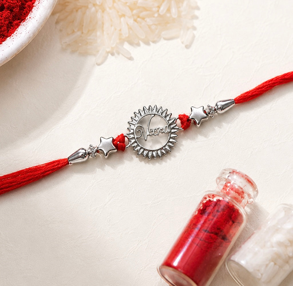 925 Silver Veera Rakhi for Brother | House of Diana