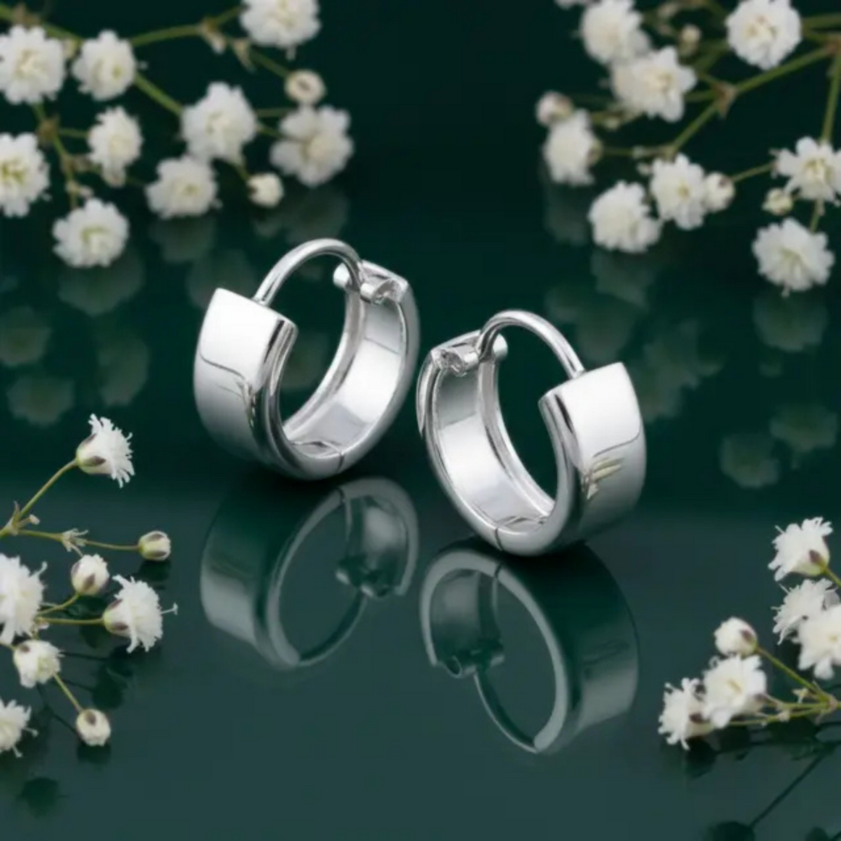 Plain Flat Silver Bali