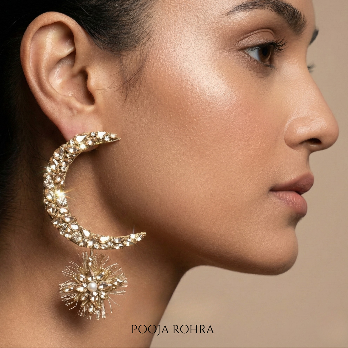 Chaand Sitara Earrings - view 7