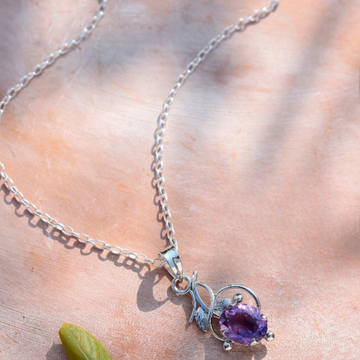 925 Silver Amethyst Pendant Elegant Sterling Silver Jewelry for Timeless Beauty and Special Occasions
