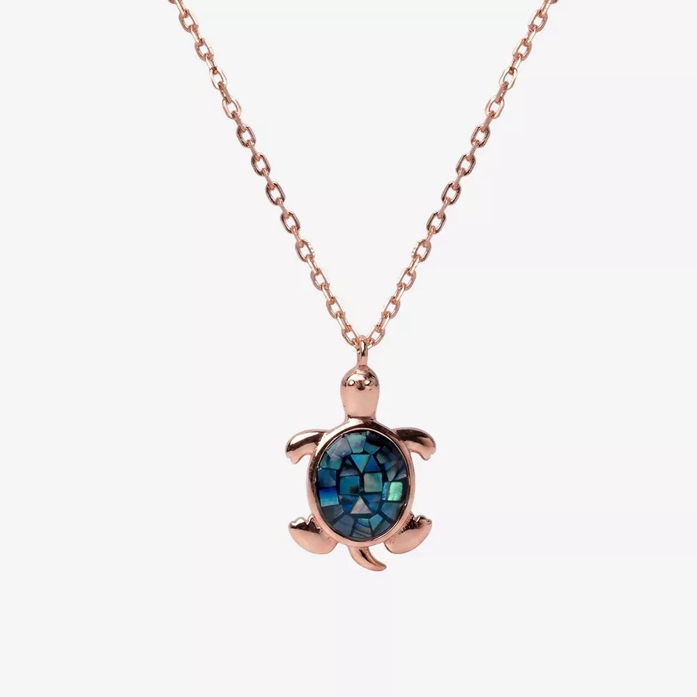 Ocean Turtle Pendant Necklace