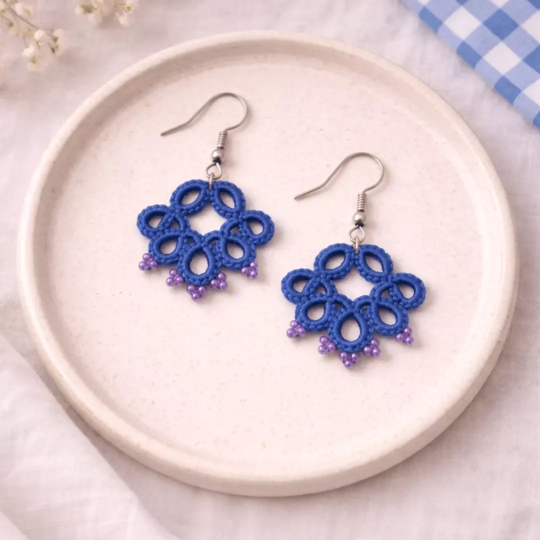 Indigo Glint Earrings