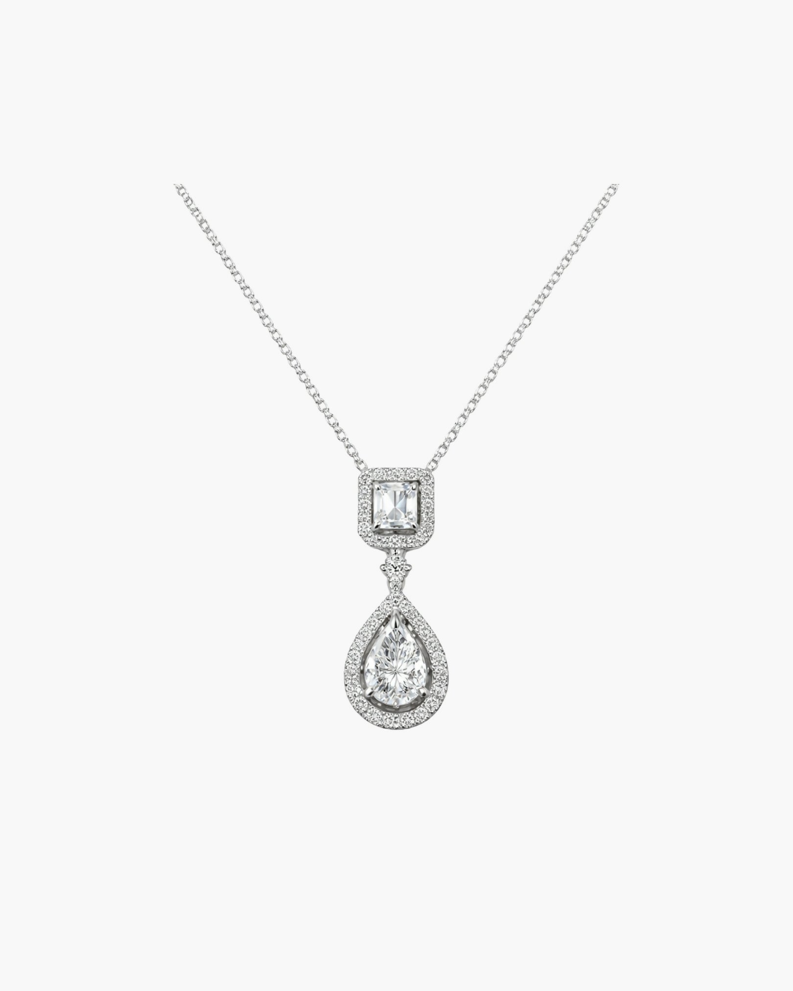 Pear Drop Diamond Pendant