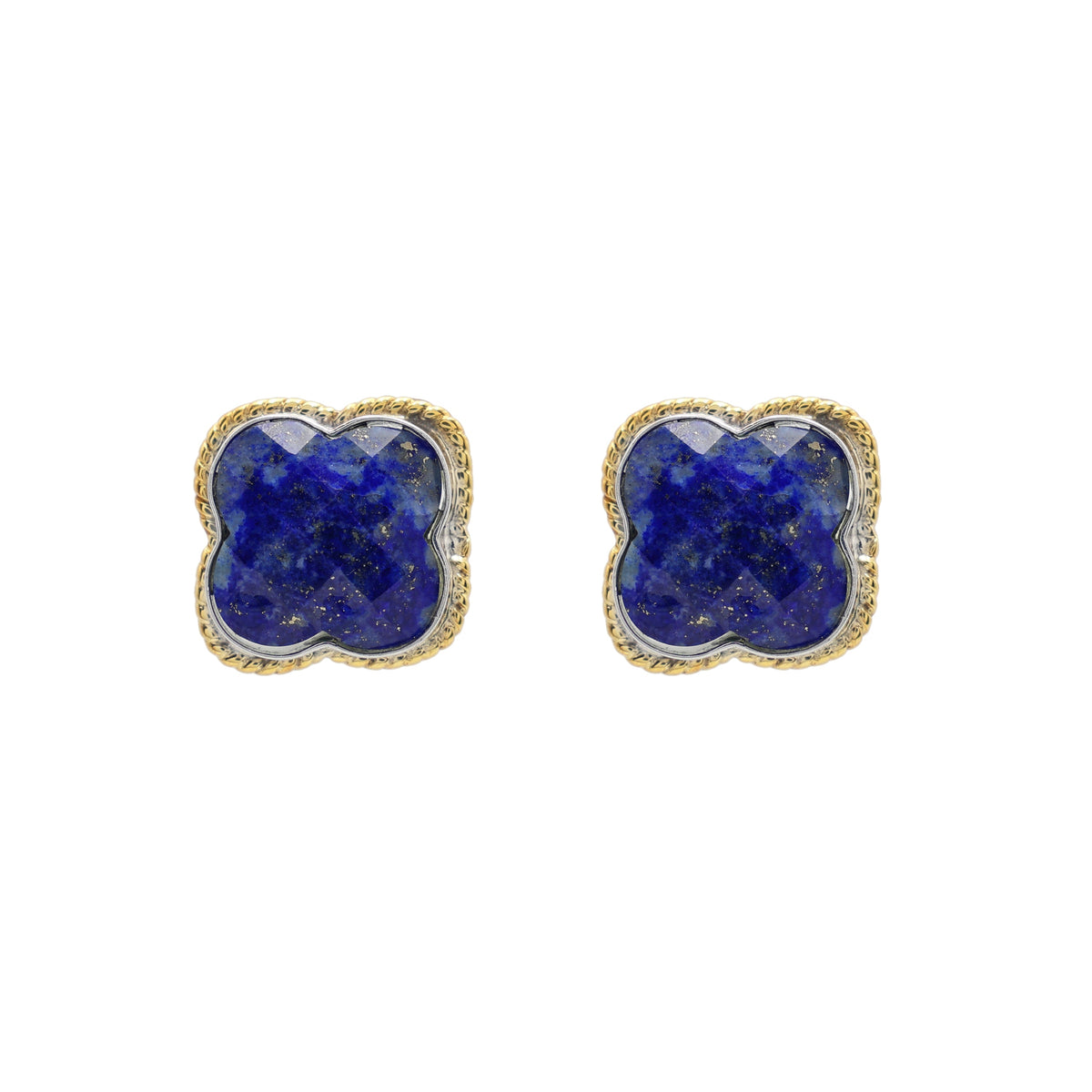 925 Sterling Silver Blue Lapis Lazuli Earrings