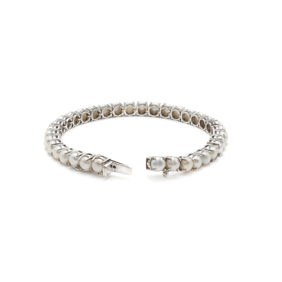 925 Sterling Silver Fresh-Water Pearl Bracelet 2