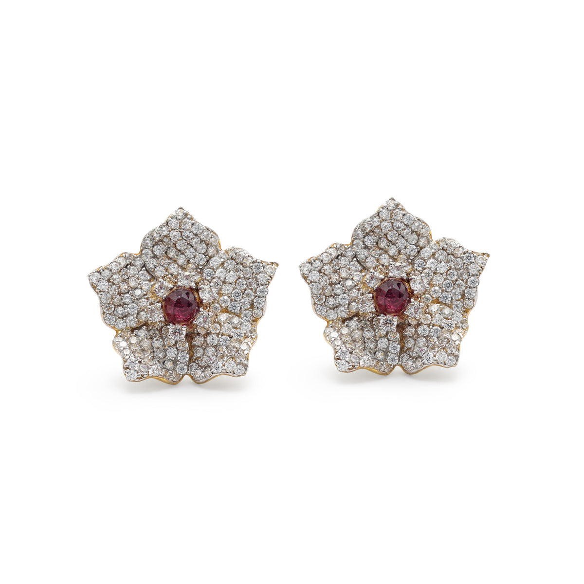 925 Sterling Silver Garnet Earrings For Women