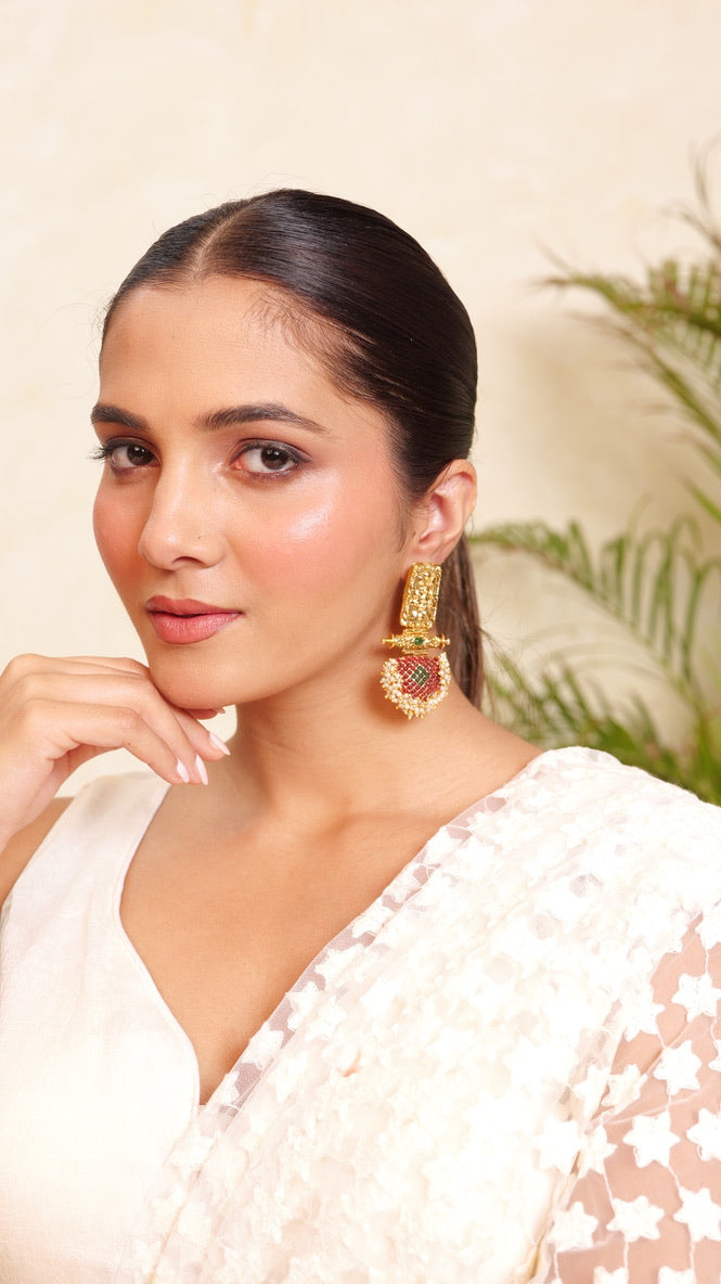 Rawa Jharokha Ethnic Earrings